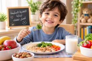 تغذية الأطفال بطريقة صحية.. أطعمة مهمة لنمو طفلك وأخطاء يجب أن تتجنبيها