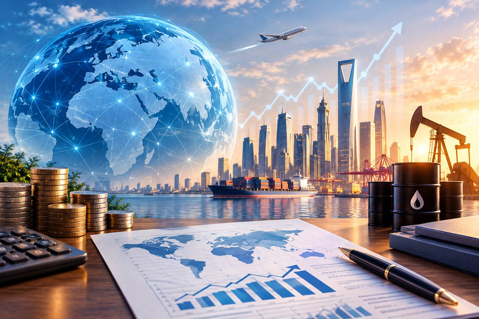 صندوق النقد الدولي يرفع توقعات نمو الاقتصاد العالمي ويحذر من مخاطر الديون وارتفاع أسعار الطاقة