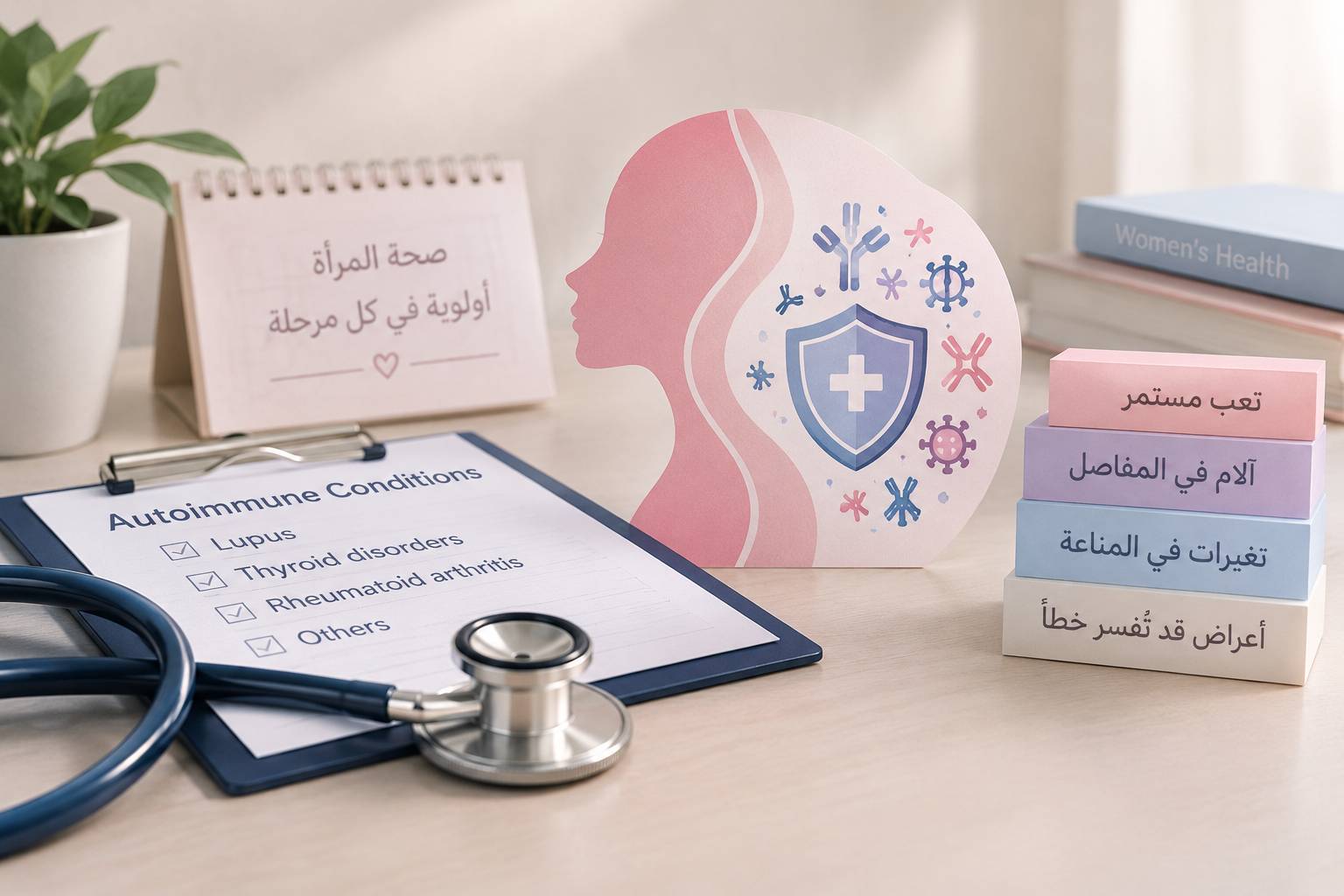 دراسة تحذر من تأخر تشخيص أمراض المناعة الذاتية لدى النساء بسبب سوء تفسير الأعراض