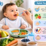بداية الطعام الصلب مرحلة مهمة في حياة الطفل