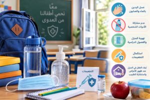 مع عودة الدراسة.. 5 خطوات تحمي طفلك من العدوى داخل المدارس