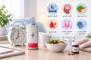 التعب المستمر عند النساء: 5 أسباب شائعة ومتى تحتاجين إلى الفحص؟