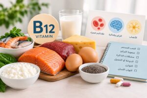 نقص فيتامين B12 عند النساء.. أعراض قد تظهر في النشاط والتركيز